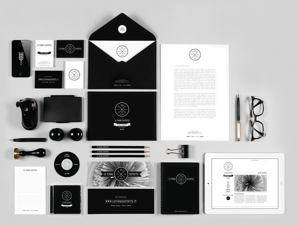 La Forma Saporita #branding #stationery