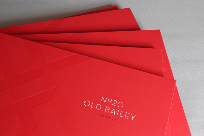 nice finish on brochure cover