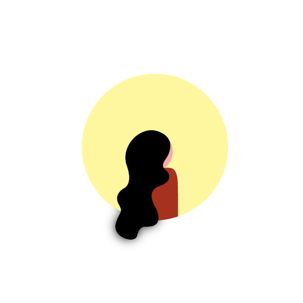 Minimal Vector Girl 2 by instagram user @collaborativesouls #minimal #vector #girl