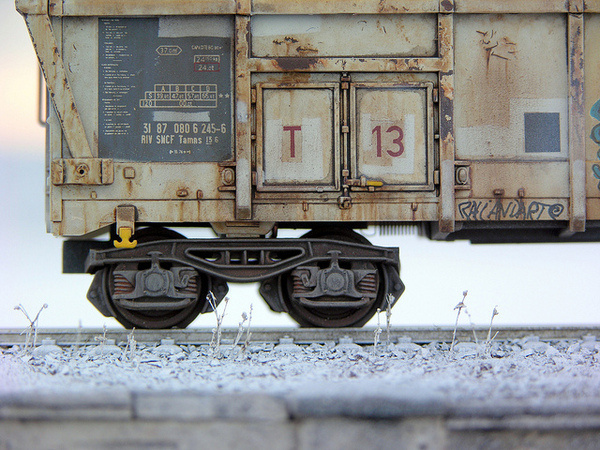 1:87 H0 Tamns Fret SNCF Graffiti 2 #train #model #diorama #photography #railway #miniature