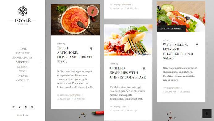 web design, clean, simple, masonry #design #clean #simple #masonry #web