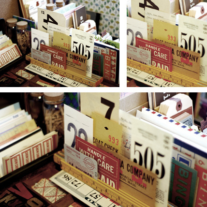 Organized Chaos #tags #paper #vintage