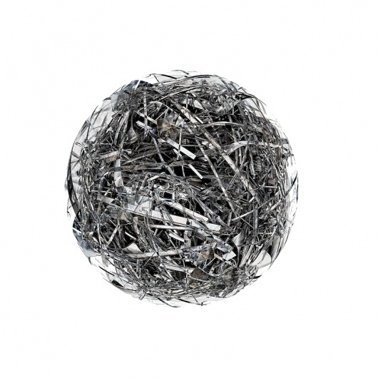 Sphere Scrap, photography by Gilbert Perrin #metal #sphere