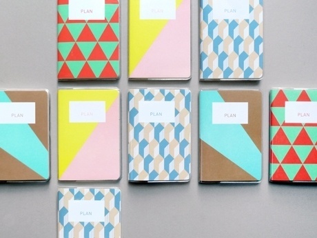 Present&Correct - Patterned Planner #pattern #geometric #block #diary #stationery #colour