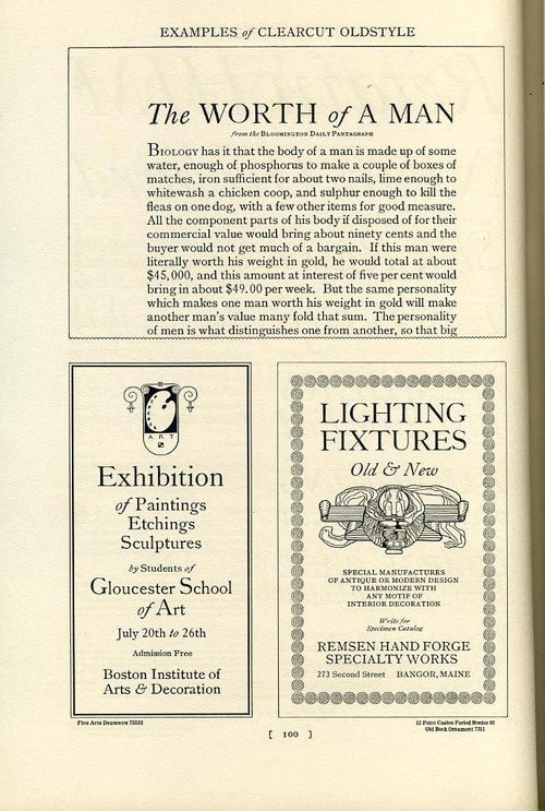 Clearcut Oldstyle is an uncredited Barnhart Bros. #typography