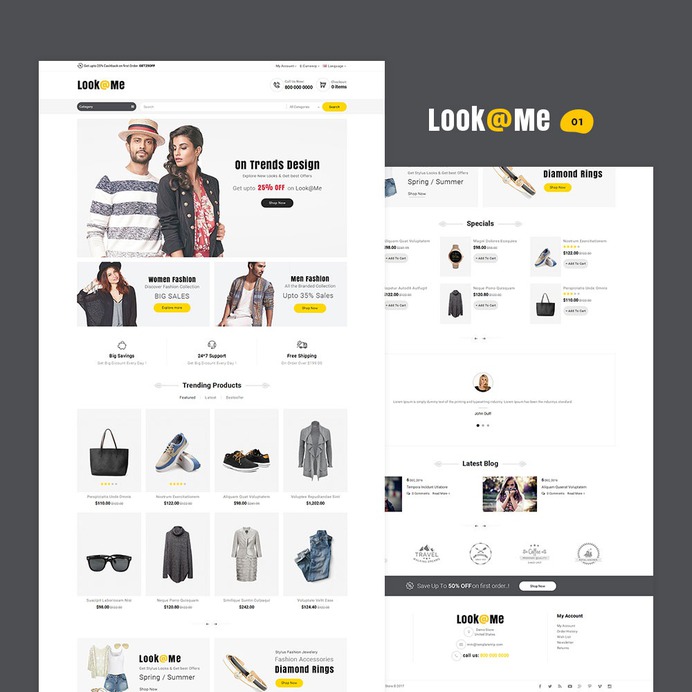 LookMe - Woocommerce Muti-Purpose Responsive Theme | TemplateTrip