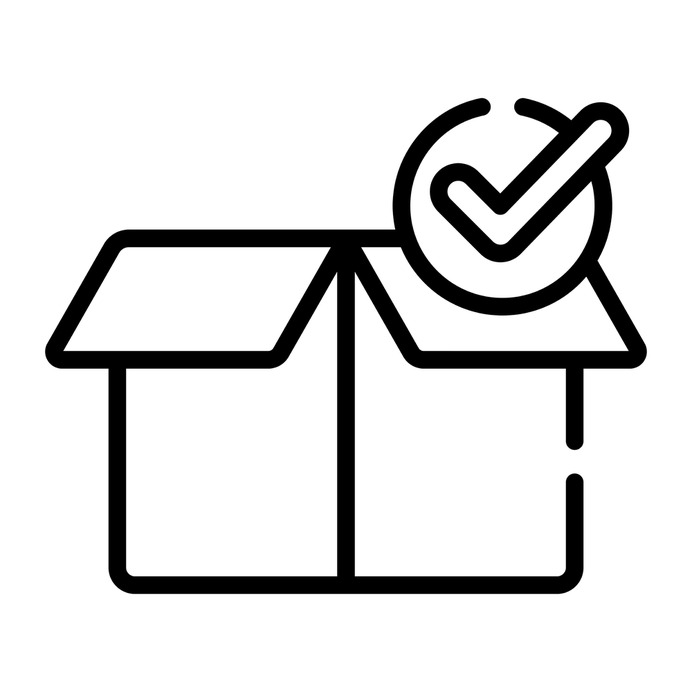 See more icon inspiration related to box, check, cardboard, business and finance, Tools and utensils, packaging, fragile, package, delivery and business on Flaticon.