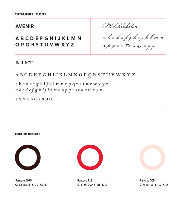 Le Saint Cochon on Behance #palette #colour #typography