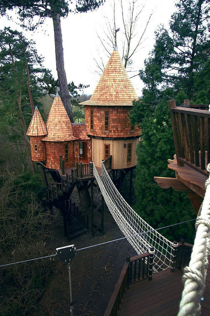 Living The Highlife Treehouse In Uk #treehouse