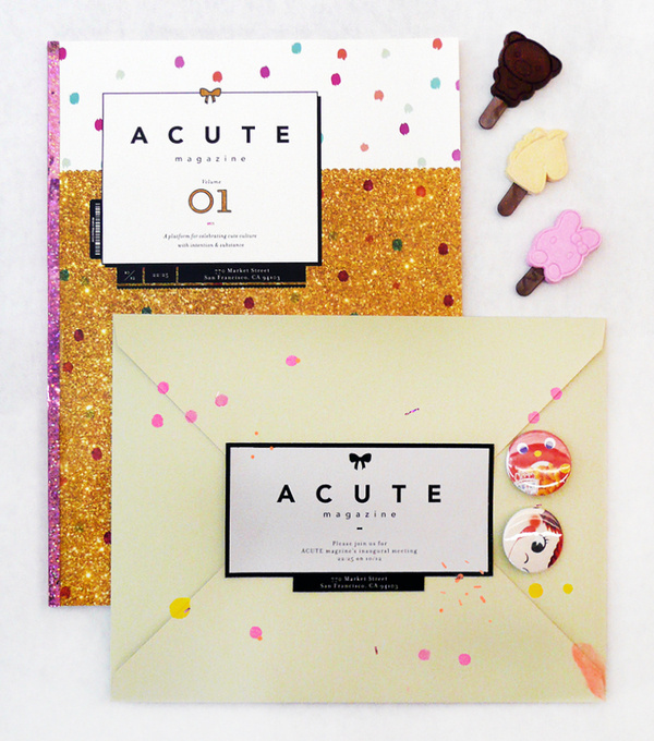 acute magazine #print #publication #girly #cute #acute #magazine