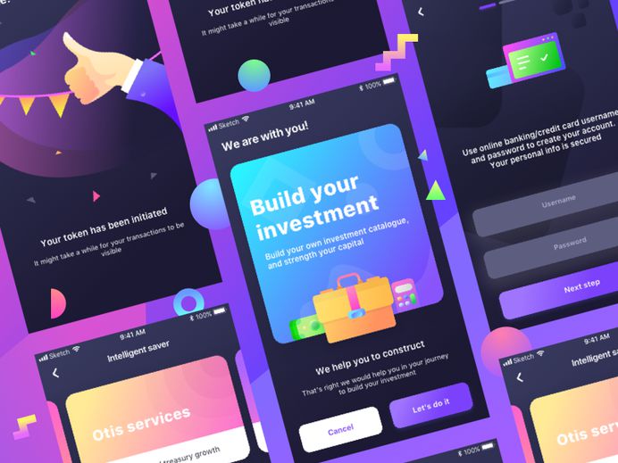 Investment App Wip 3 (Darker shade) #login