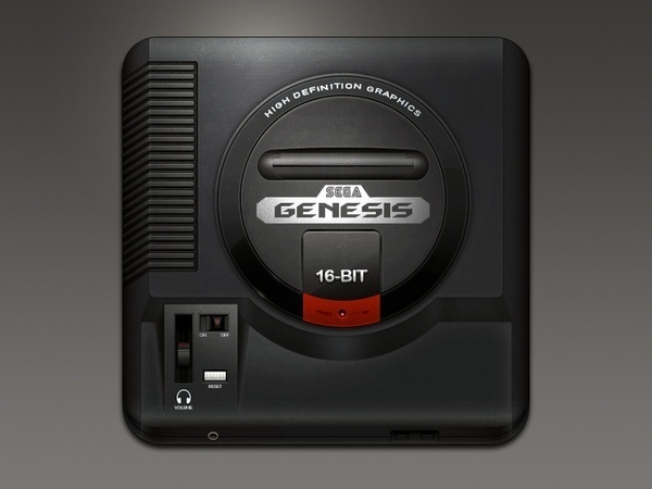 Sega Genesis #apple #genesis #icon #ipad #ui #iphone #ios #sega