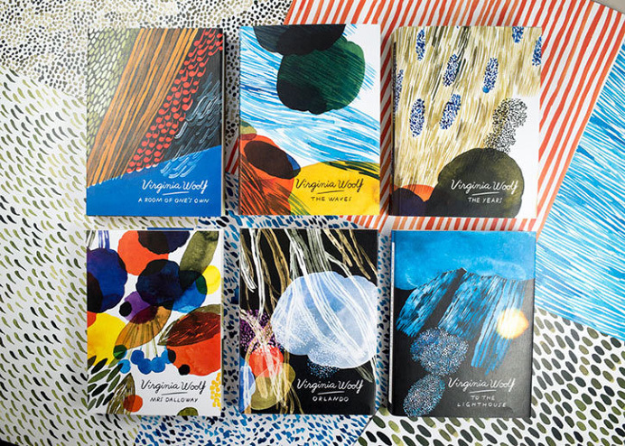Aino-Maija Metsola, #Marimekko #illutrator #book #covers #virginiawoolf #pattern