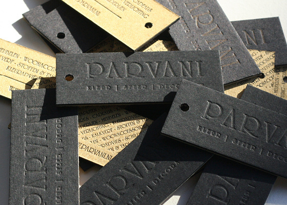 Letterpress_label_parvani_Letterpress Winkel #winkel #netherlands #duplexed #letterpress #nederland #label #letterpresswinkel