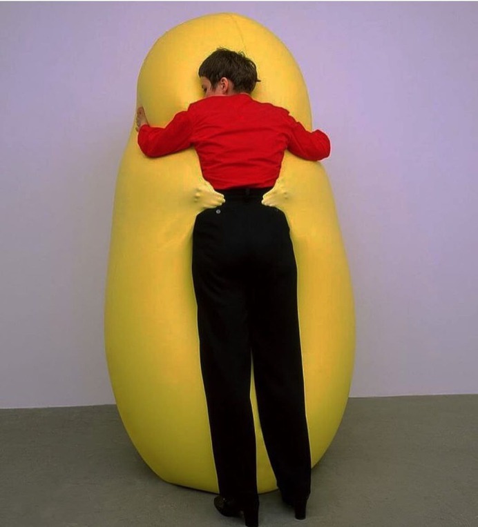 hautebasics: "Yellow Sculpture by Hans Hemmert (1998) https://www.instagram.com/p/B3DB1kOlVIC/?igshid=1islz6401q8p1 "