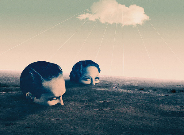One Million Years Trip Julien Pacaud • Illustration • Perpendicular Dreams #julien #illustration #pacaud #retro
