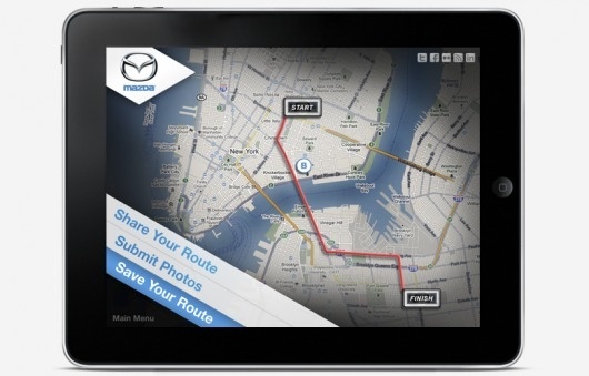 MAZDA IPAD APP : _ #ipad #design #graphic #app #mobile