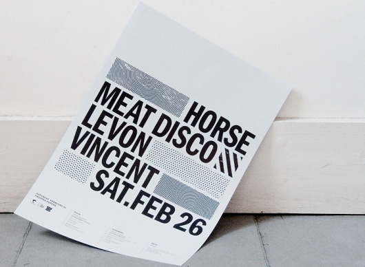 James Cullen | Graphic Designer #blackwhite #contemporary #minimal #poster #typography