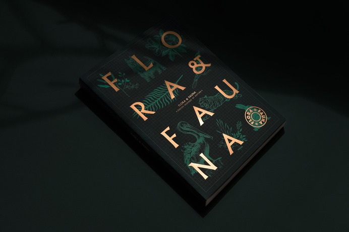 Flora & Fauna Book Design - Mindsparkle Mag Flora & Fauna by eviction:ary . explores the ways with which these timeless elements have been re-interpreted and incorporated into modern branding and design work. #logo #identity #branding #design #color #photography #graphic #design #gallery #blog #project #mindsparkle #mag #beautiful #portfolio #designer