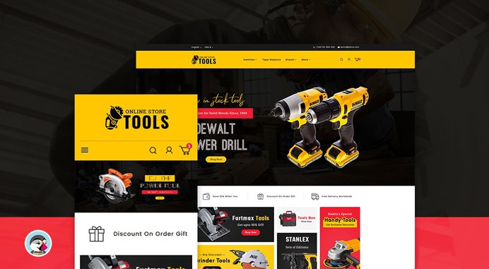 #Power #Tools & #Equipment - #Prestashop #Responsive #Theme #eCommerce #Website #Design #Template