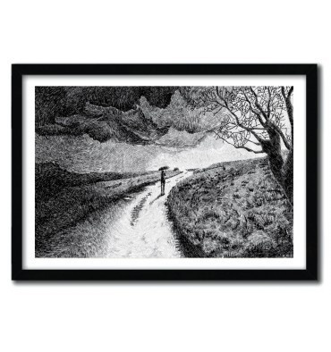BLACK RAIN by NICOLAS JOLLY #print #art
