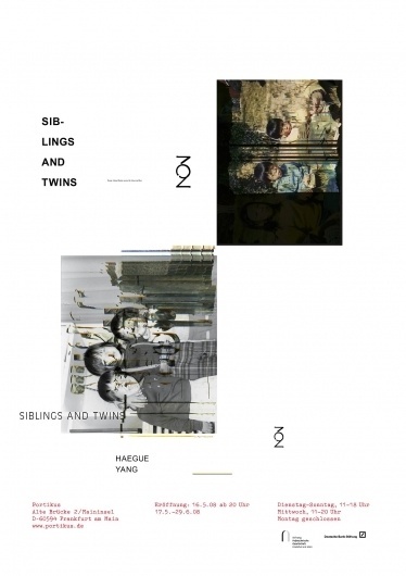 Haegue Yang SIBLINGS AND TWINS #manuel #yang #haegue #poster #raeder