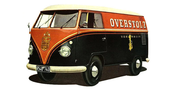 vehicle, VW, bus, advertising, vintage
