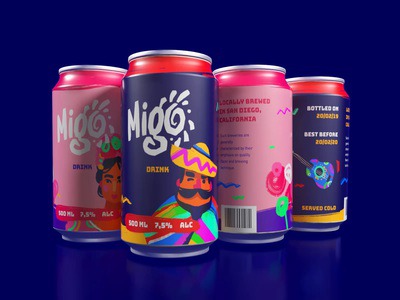Migo Drink Packaging Design