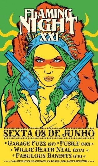 255252_426289080726282_1083753525_n.jpg (425×715) #gig #flamingnight #poster