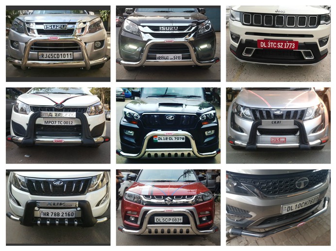 Mahindra Scorpio Front Car Crash Guards Naraina New Delhi, Scorpio Front Car Crash Guard