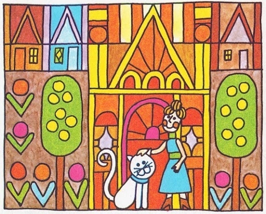 Vintage Kids' Books My Kid Loves: teeny-tiny tale #illustration
