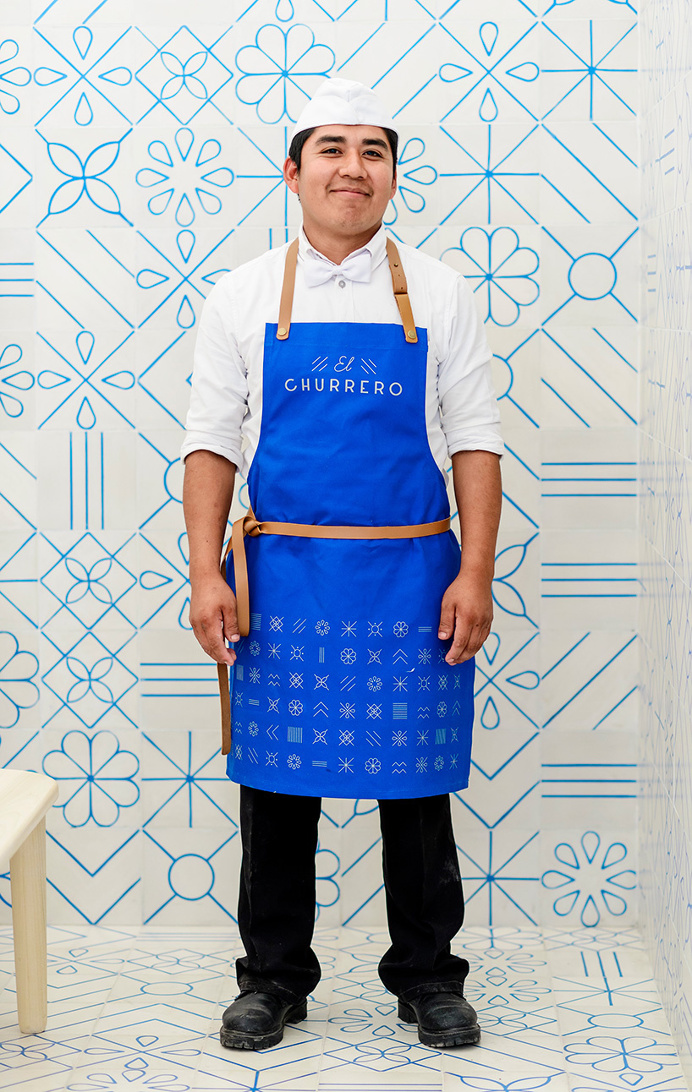 el churrero, tiles, branding, chef