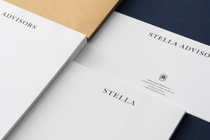 Stella Advisors by Matthew Hancock #identity #business card #branding #stationery #compliment slip #letterhead