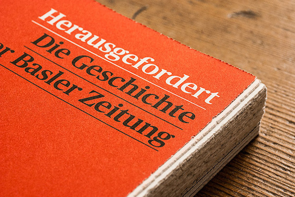 Herausgefordert. Die Geschichte der Basler Zeitung #design #graphic #book #typography