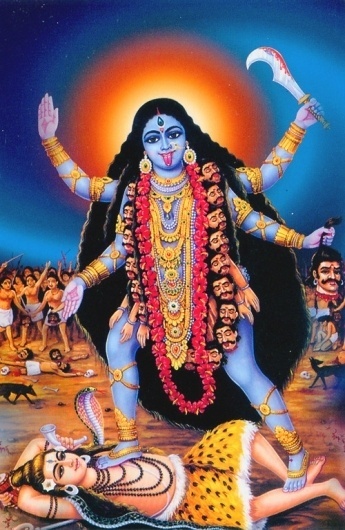 Sci-Fi-O-Rama / Science Fiction / Fantasy / Art / Design / Illustration #universe #kali #hindu #energy #eternal