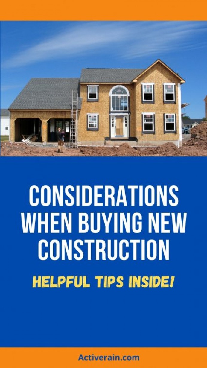 What to Consider Before Buying New Construction Infographic