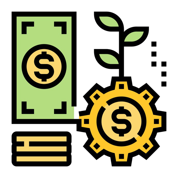 See more icon inspiration related to growth, money, plant, business and finance, dollar bill, banking, dollar sign, investment, financial and dollar on Flaticon.