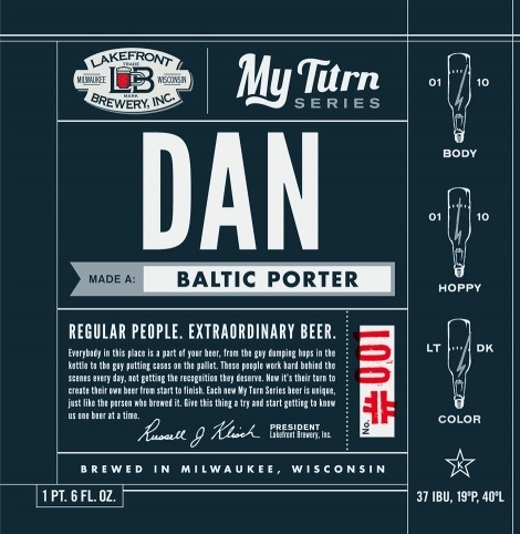 Lakefront Brewery's My Turn Series #packaging #beer #label #bottle