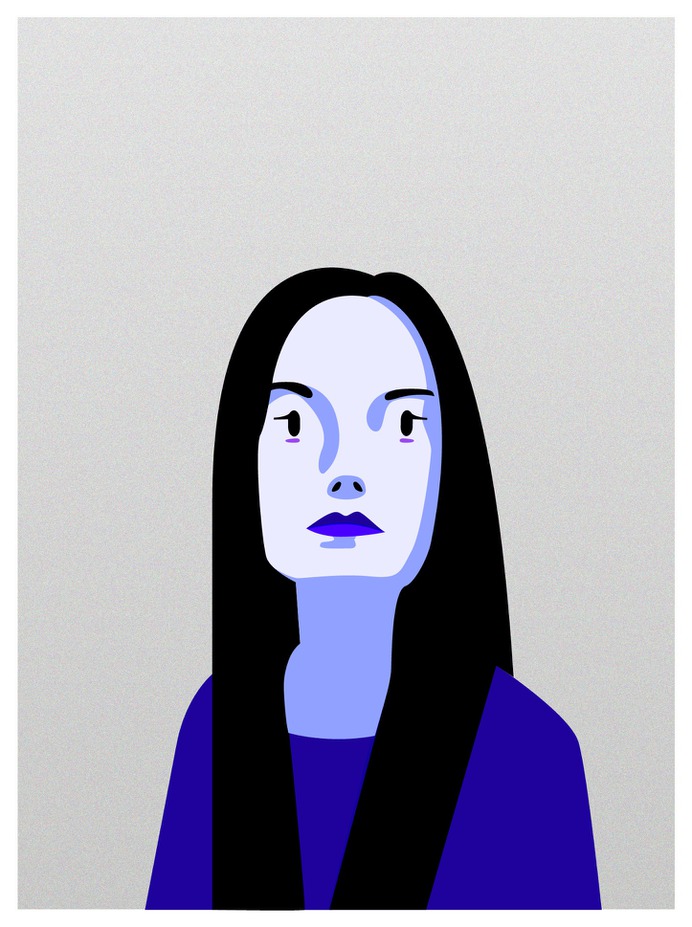 Philippe Nicolas - Illustration & design - Women in Blue