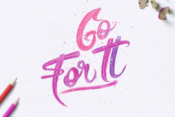Pencils and Paint – Go For It