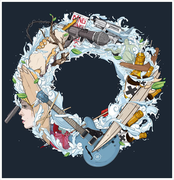 Beautiful vector illustrations by Christian Schupp aka ARO #illustration