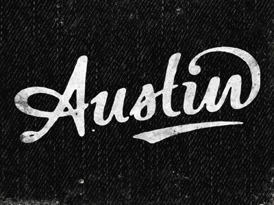Dribbble - Austin by Simon Walker #lettering #logo #simon #austin #type #walker