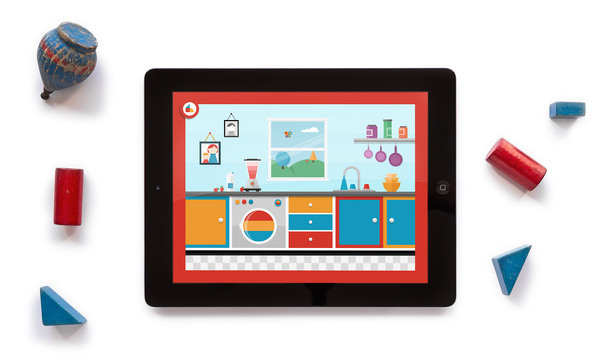 PlayHaus iPad App Interactive Illustration Kids Children Fun Color #flat #vector #print #design #color #screen #illustration