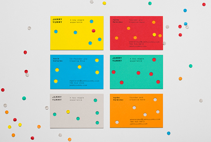 Jammy Yummy by Hey #business card #colourful