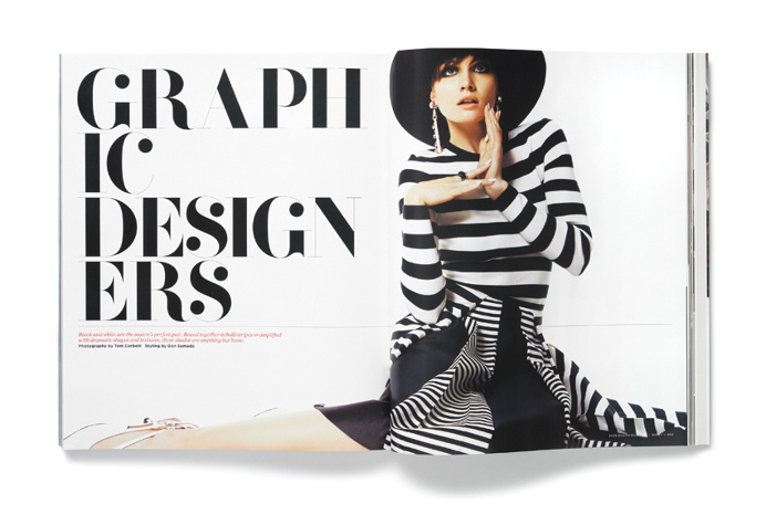 Spreads, layout, magazine