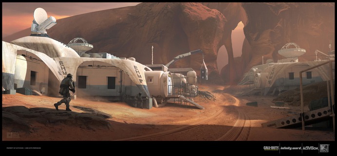 Call of Duty Infinite Warfare - Desert Base Exterior