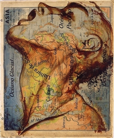 Atlas by Fernando Vicente | InspireFirst #illustration #artworks #maps