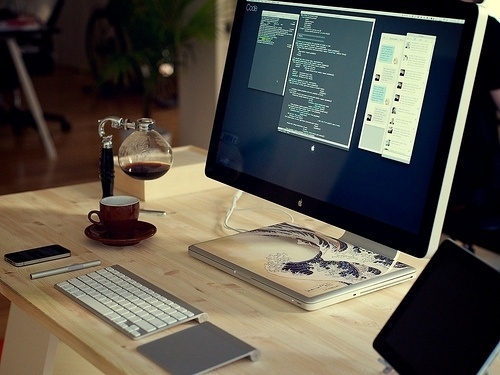 mkealcoran #workplace #macbook #workstation #mac