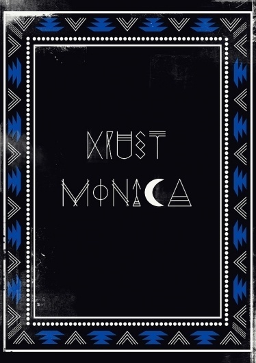 FRAMES on the Behance Network #typeface #vintage #poster #typography