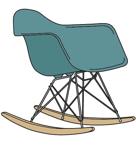 RAR Armchair #illustration #interiordesign